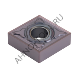 Пластина твердосплавная ISO CNMG120404-MMA APM20B AHNO по жаропроч. и нерж.стали, получистовая