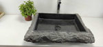 Раковина из мрамора Rectangle Erozy Black  SM-61050 60*50*15