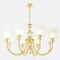Подвесная люстра Crystal Lux ELENA SP8 GOLD