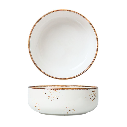 Салатник d=16 cм, 750 мл , h=5,5 см , фарфор "NOBLE" серия " Grace"