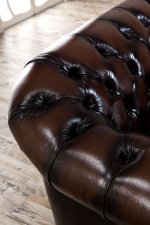 Диван B-128 (3-х местный) коричневый