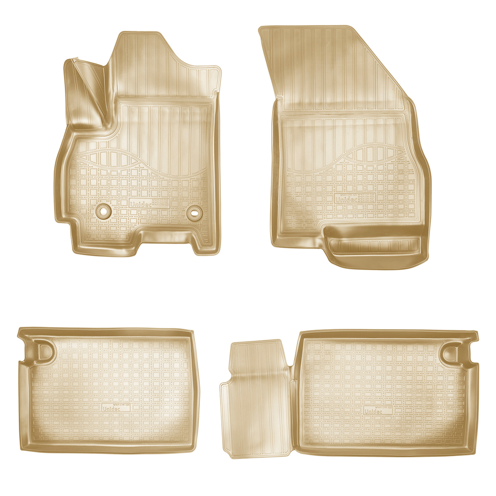 Ковры в салон Norplast/Unidec для EXEED LX (2021-), Бежевый, арт.NPA11-C115-320-B