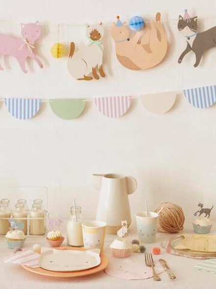 Тарелки "Котята" 8 шт. (2023)