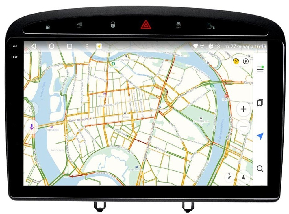 Магнитола для Peugeot 308 2007-2014, 408 2012-2022 - Vaycar VA59-0083-2K на Android 13, 8-ядер, 2K QLED, ТОП процессор, CarPlay, 4G SIM-слот