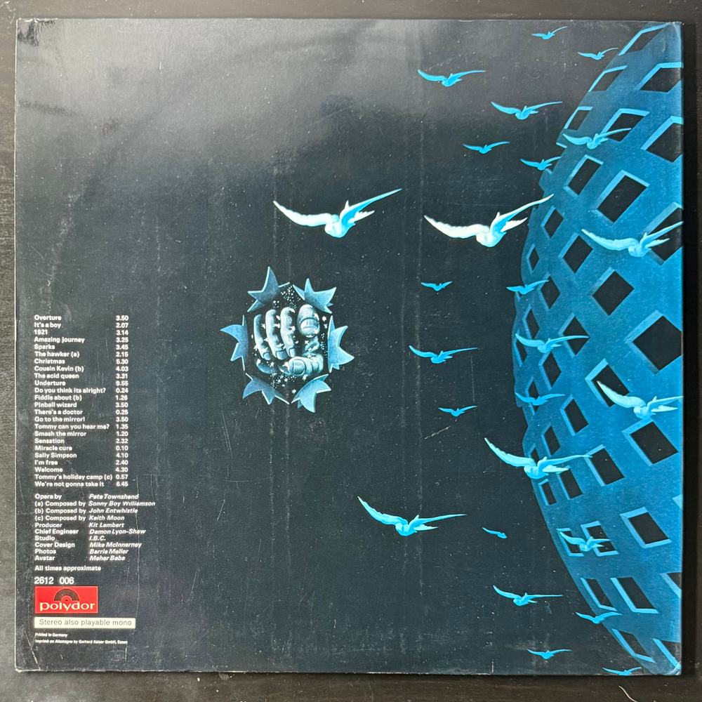 The Who ‎– Tommy 2LP (Германия 1974г.)