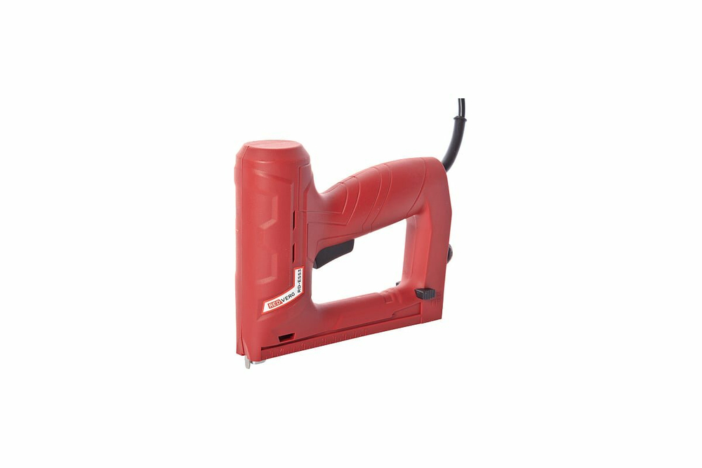 Скобозабивной пистолет Гвоздезабивной пистолет Скобогвоздезабивной пистолет RedVerg RD-ES53 красный
