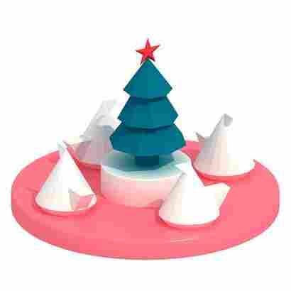 Детский аттракцион 4kids Карусель «Ёлочка» c электроприводом