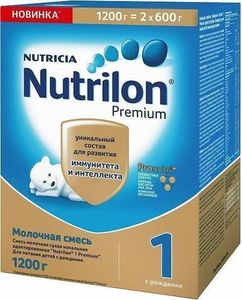 СМЕСЬ ДЕТСКАЯ NUTRILON 1 PREMIUM 1200ГР