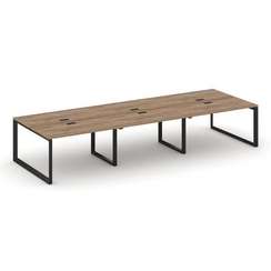 Style Project Рабочая станция двухсторонняя SN-59O.DRS-084 Дуб Табак/Металл Черный/Черный Заглушка 4