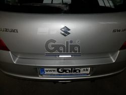 Фаркоп оцинкованный Galia S078A для Suzuki Swift хетчбек 3/5 дверей 2005-2009, кроме 4WD / Opel Agila B 2008-(паспорт и сертификат в комплекте)(без электрики)