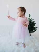 Платье с юбкой из фатина "Роза" 0+