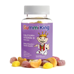GummiKing, кальций и витамин D для детей, 60 жевательных таблеток