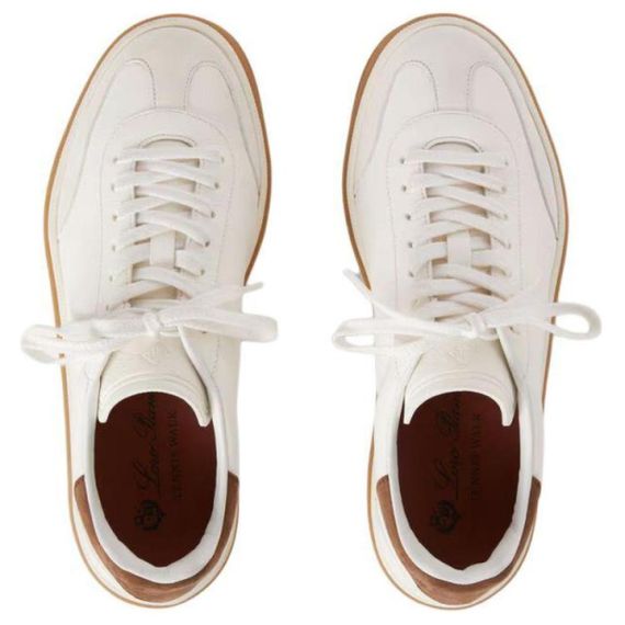 Loro Piana Calf Leather Low Top 'White'