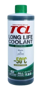 Жидкость охлаждающая  TCL  зеленая "Long Life Coolant Green", -50* 1 л