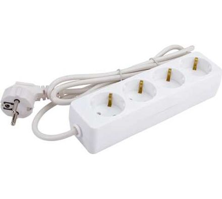 Удлинитель бытовой Союз 2200 Вт 4гн. ПВС с/з 1,5м