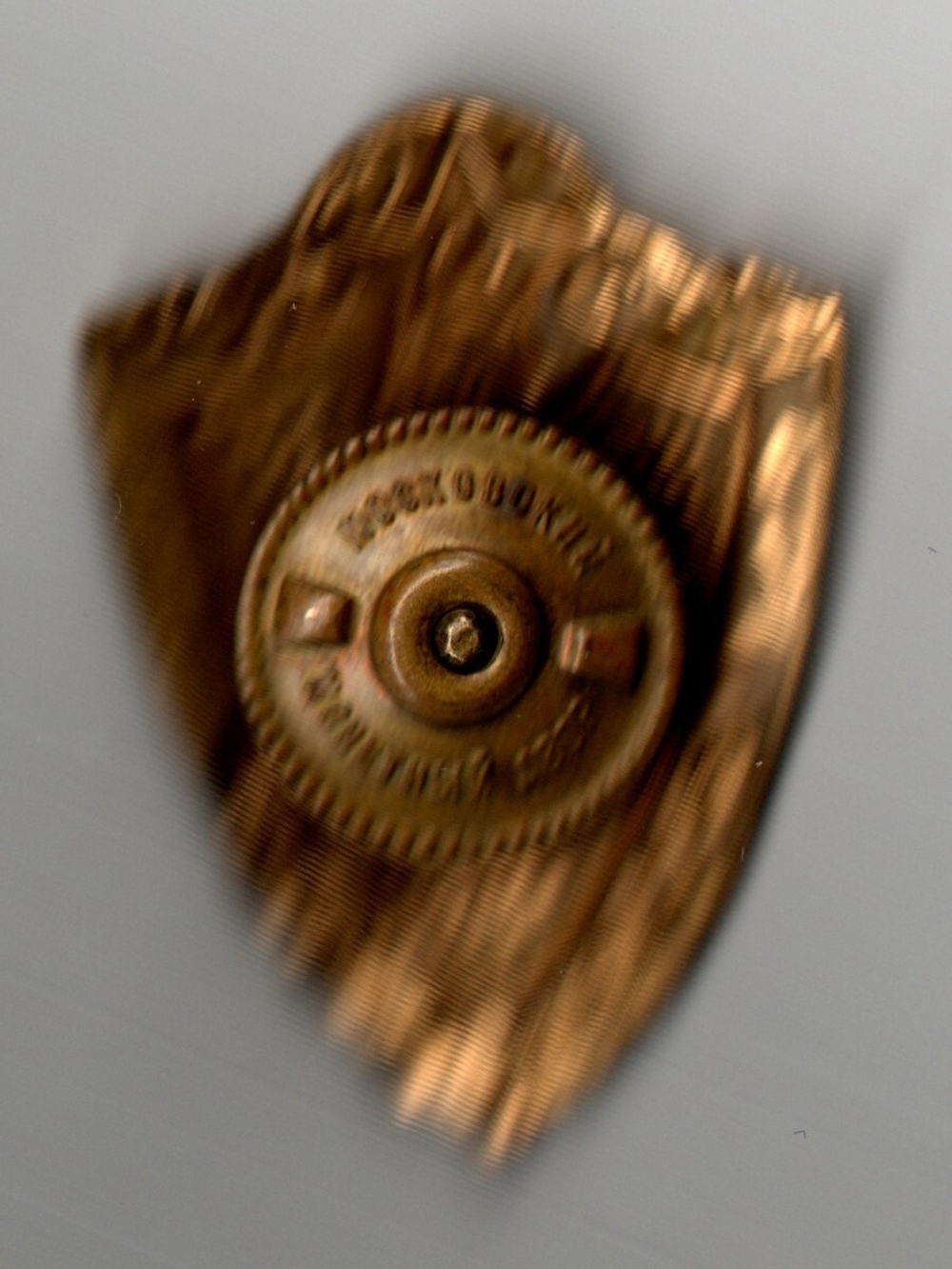 Нагрудный знак Солдатской классности СССР "1 класс" ММД, тяжелый метал, эмаль, винт