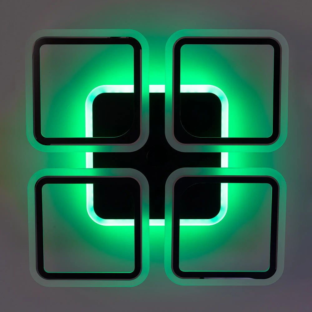 Citilux Марсель Смарт CL232A145E RGB Умная люстра Чёрная