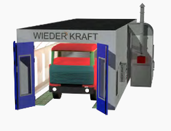 WDK-900(trucks) Окрасочно-сушильная камера