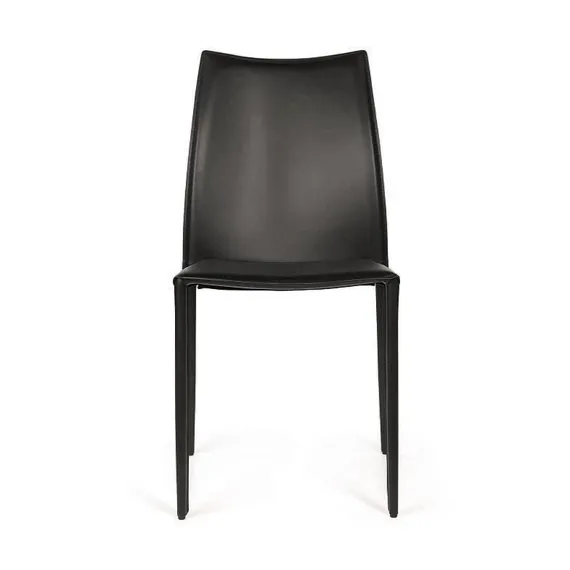 Стул Rolf черная кожа