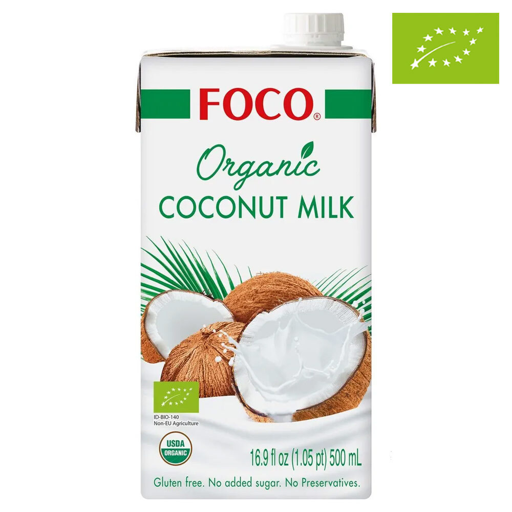 Кокосовое молоко органическое "Foco", 500 мл