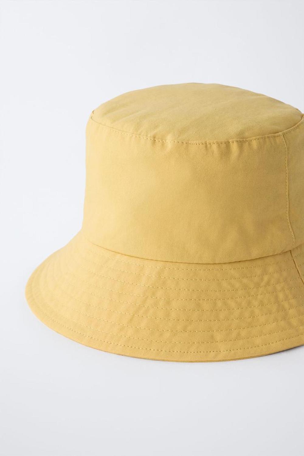 ZARA Х BENSIMON ® ПАНАМА ИЗ ХЛОПКА, ГОРЧИЧНЫЙ