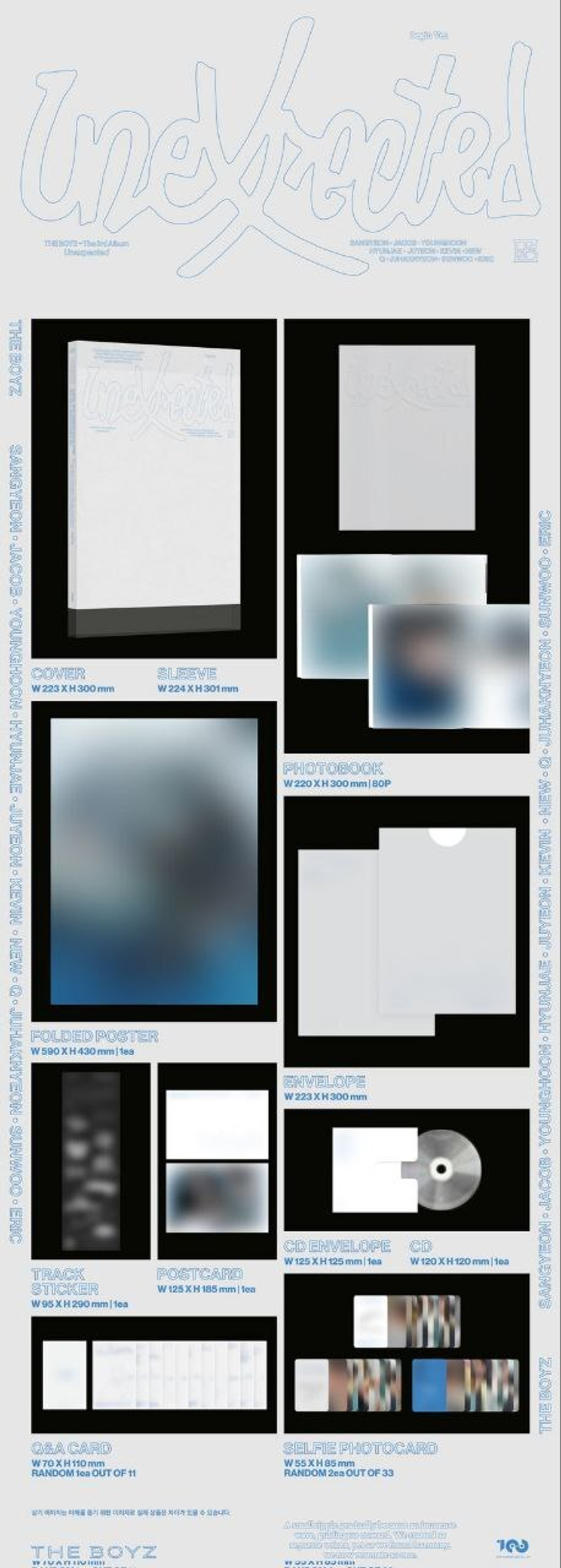 Альбом THE BOYZ - The 3rd Album Unexpected (Photobook Ver.)