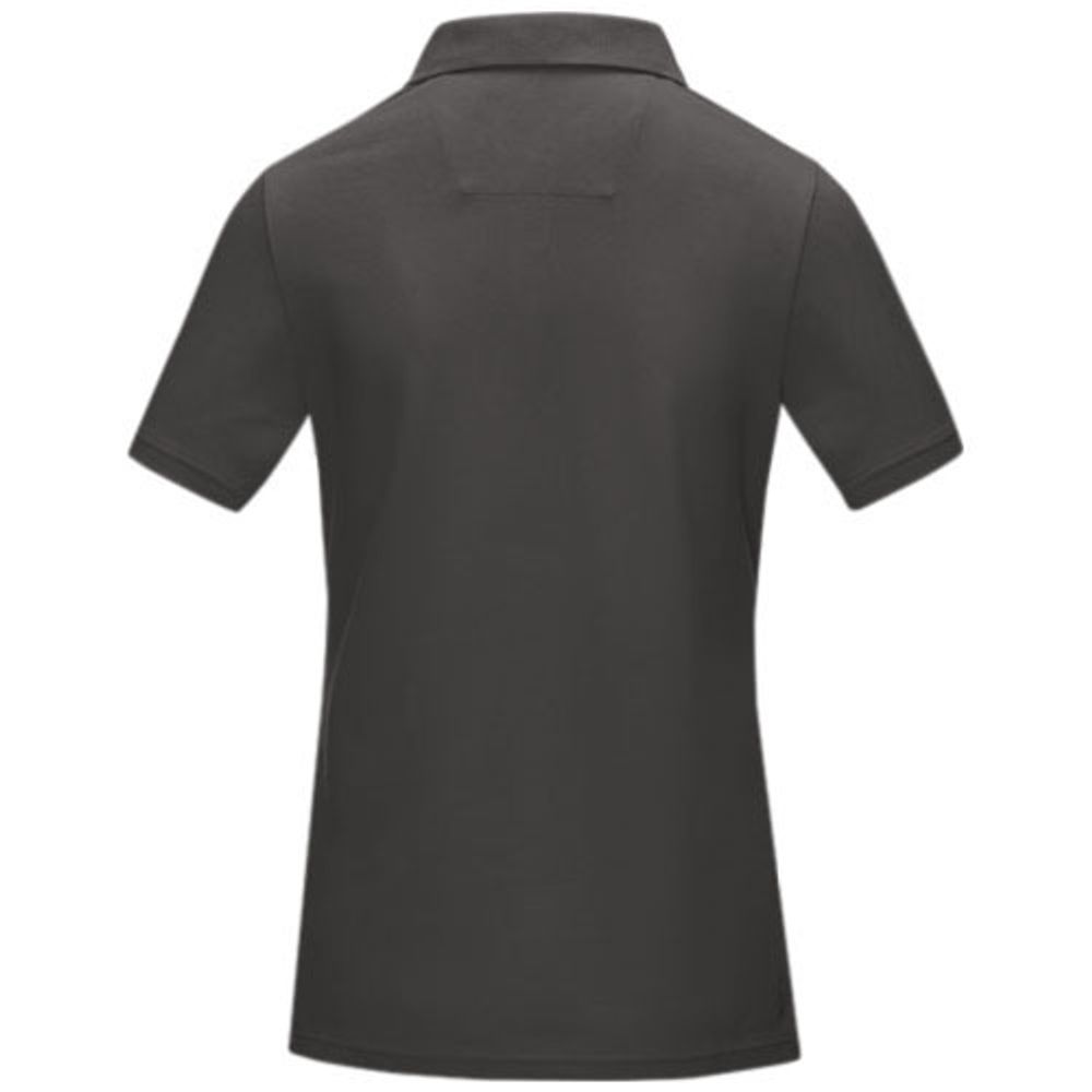 Женское поло Graphite с коротким рукавом, изготовленное из натуральных материалов