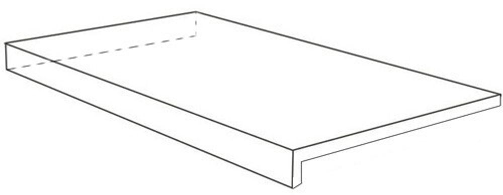 Ступень Room Stone Grey Scalino Ang Sx Cer (Угл Левая) 33x120