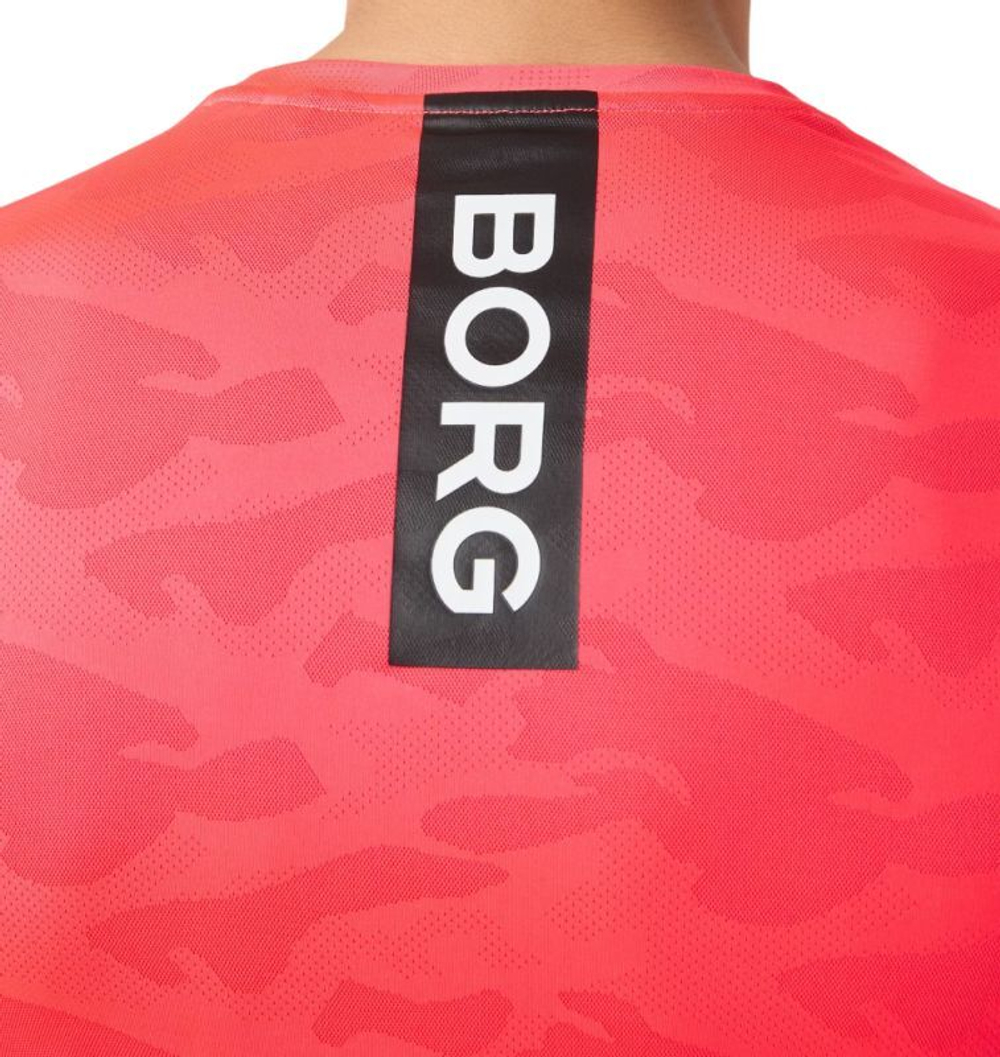 Мужская теннисная футболка Björn Borg Performance - Розовый