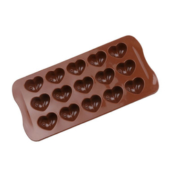 Форма силиконовая «Сердечки» 15 ячеек