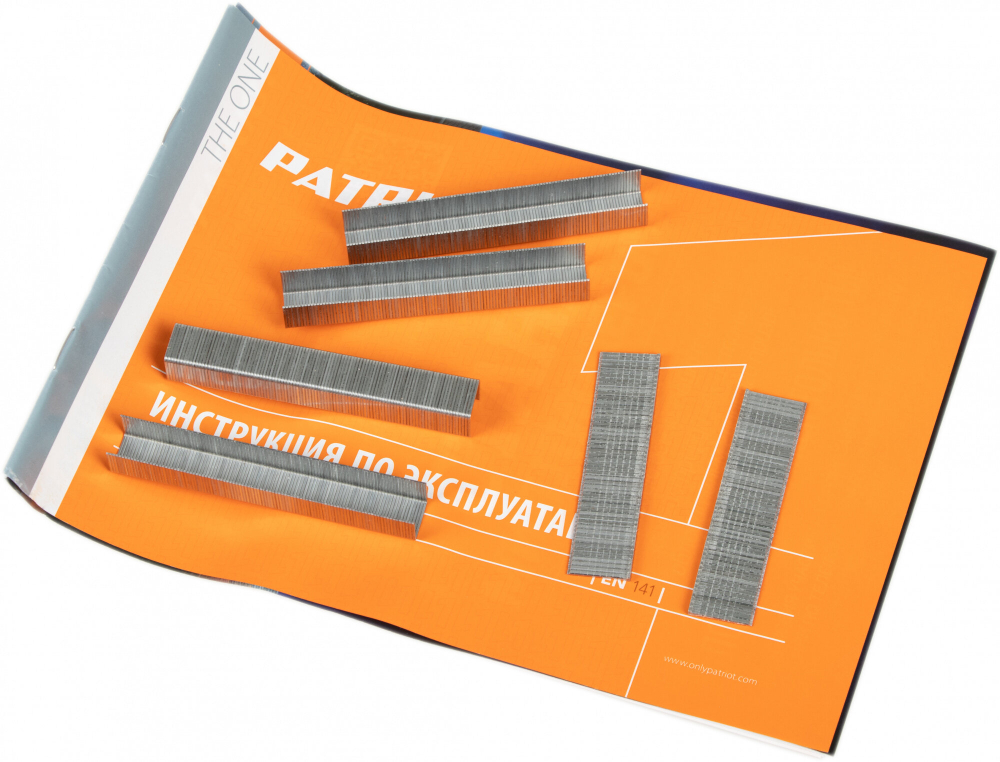 Степлер электрический PATRIOT EN 141, Скоба(д/ш/т) мм8-14/10,6/1,2, Т-образный гвоздь(д/ш/т)мм15/2/1,2