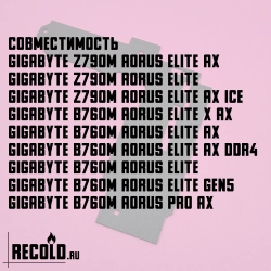 Радиатор VRM для GIGABYTE Z790M, B760M AORUS ELITE