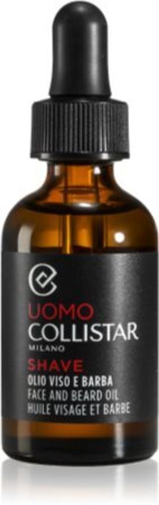 Collistar питательное масло для лица и волос на лице Man Face and Beard Oil