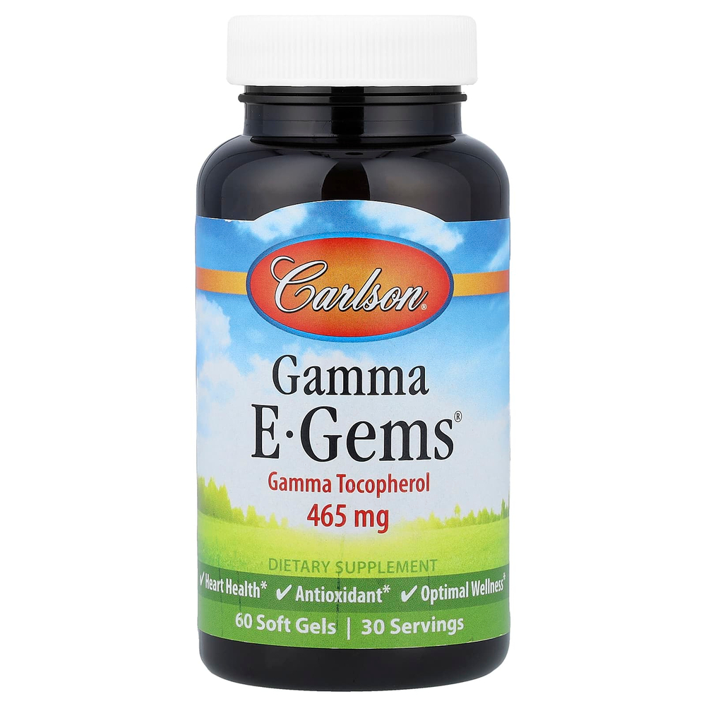 Carlson, Gamma E-Gems®, 60 капсул