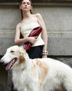 Сумка Эклер красный глянец