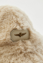 Шапка-кепка жен. Aeronautica 1190 бежевый мех