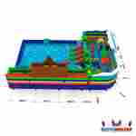 Наземный аквапарк «Бухта пирата», 16,93×12×4,5 м