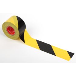 Клейкая лента СИЛА STHW-2548YB Разметочная 25м x 48мм x 0.15мм жёлто-черная | Сила