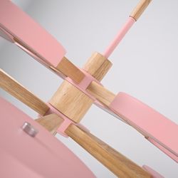 Люстра на штанге TURNA DBL L12 Pink