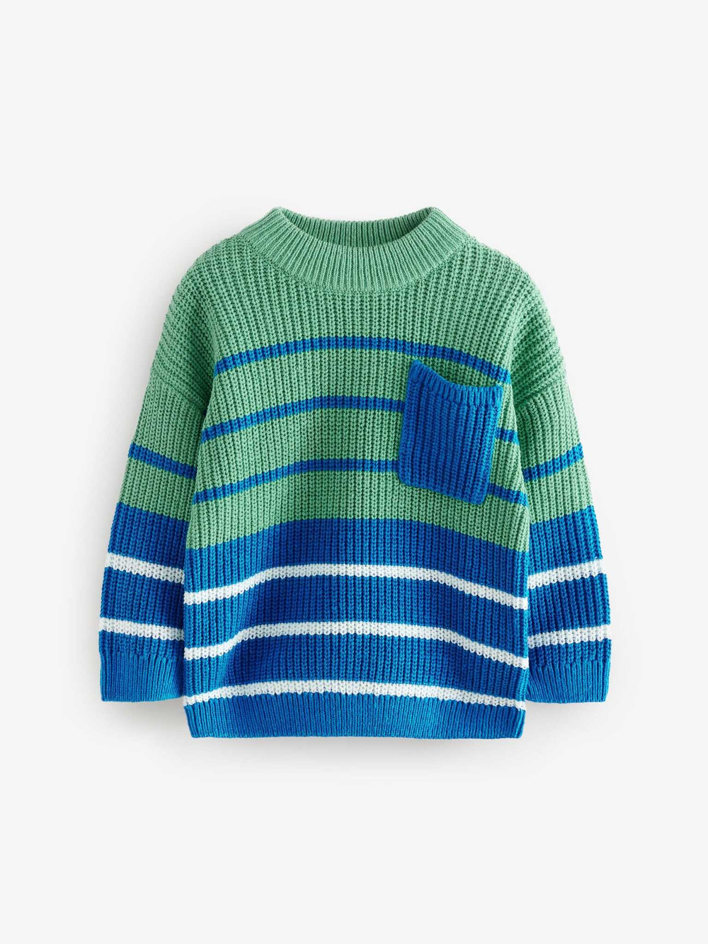 Джемпер для мальчика Next E27-751, Зеленый, Синий