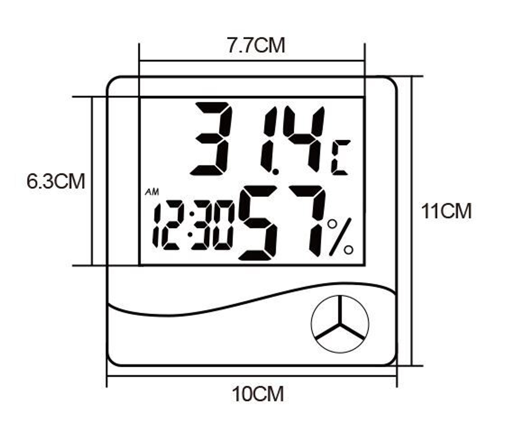 Термометр-гигрометр HTC-2