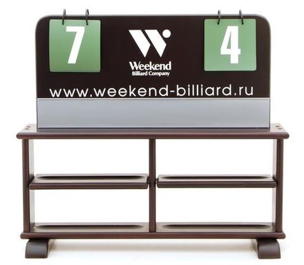 Комплект для турнира (табло + полка) русская пирамида