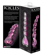 Анальный стимулятор Icicles № 43 - 20,3 см. (Цвет: розовый)