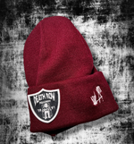 Шапка Death Row-LA maroon с подворотом