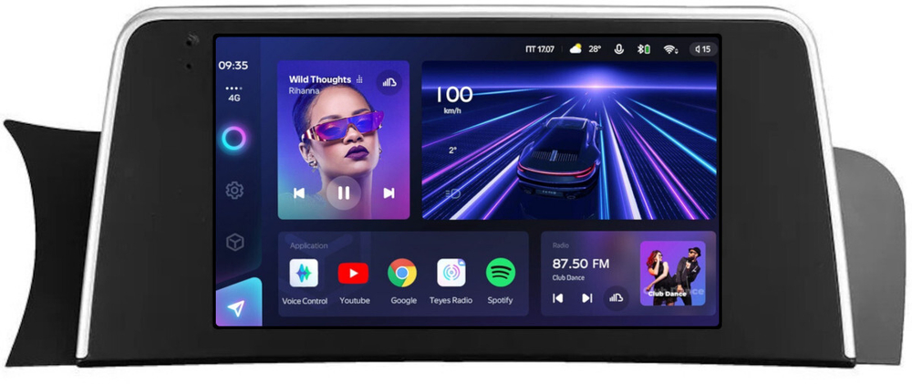 Магнитола для BMW X3 F25 2011-2014 CIC (рамка тип 2) - Teyes CC3L монитор 9" IPS на Android 10, 8-ядер, CarPlay, 4G SIM-слот