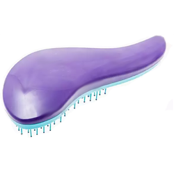 Щетка массажная распутывающая волосы Harizma D’tangler h10646-12 (голубая, большая)