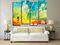 Модульная картина "Летнее настроение"