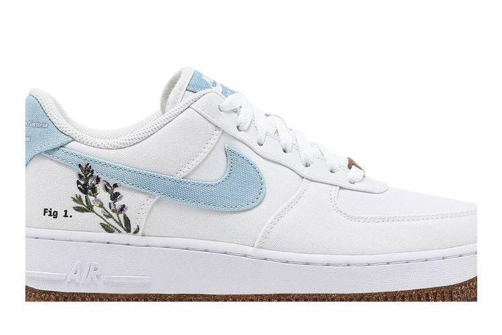 Кроссовки Nike Air Force 1 Low '07 Se "Indigo" (Женская размерная сетка)