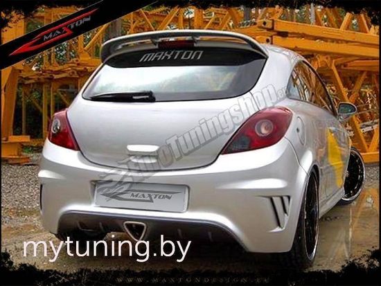 Задний бампер OPC look Opel Corsa D