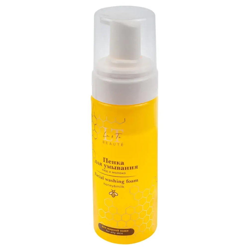 Пенка для умывания мед и молоко для жирной кожи La &amp; Te BEAUT? La and Te beaute LT-1275